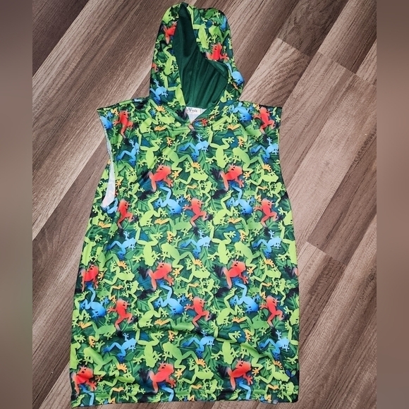 Eco Evie Frog Hoodie Size Large - Picture 2 of 4